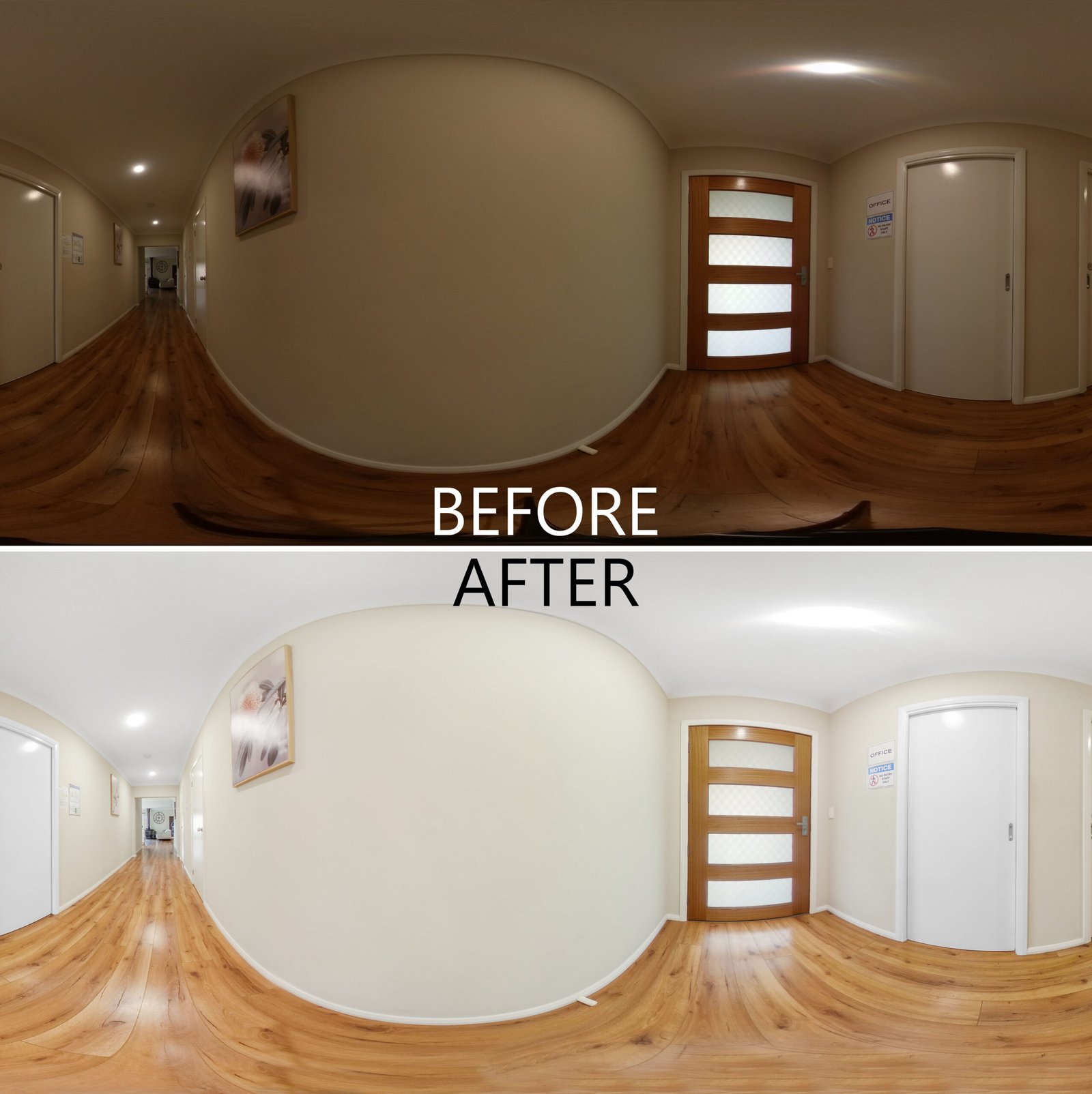 360° Panorama — Hallway
