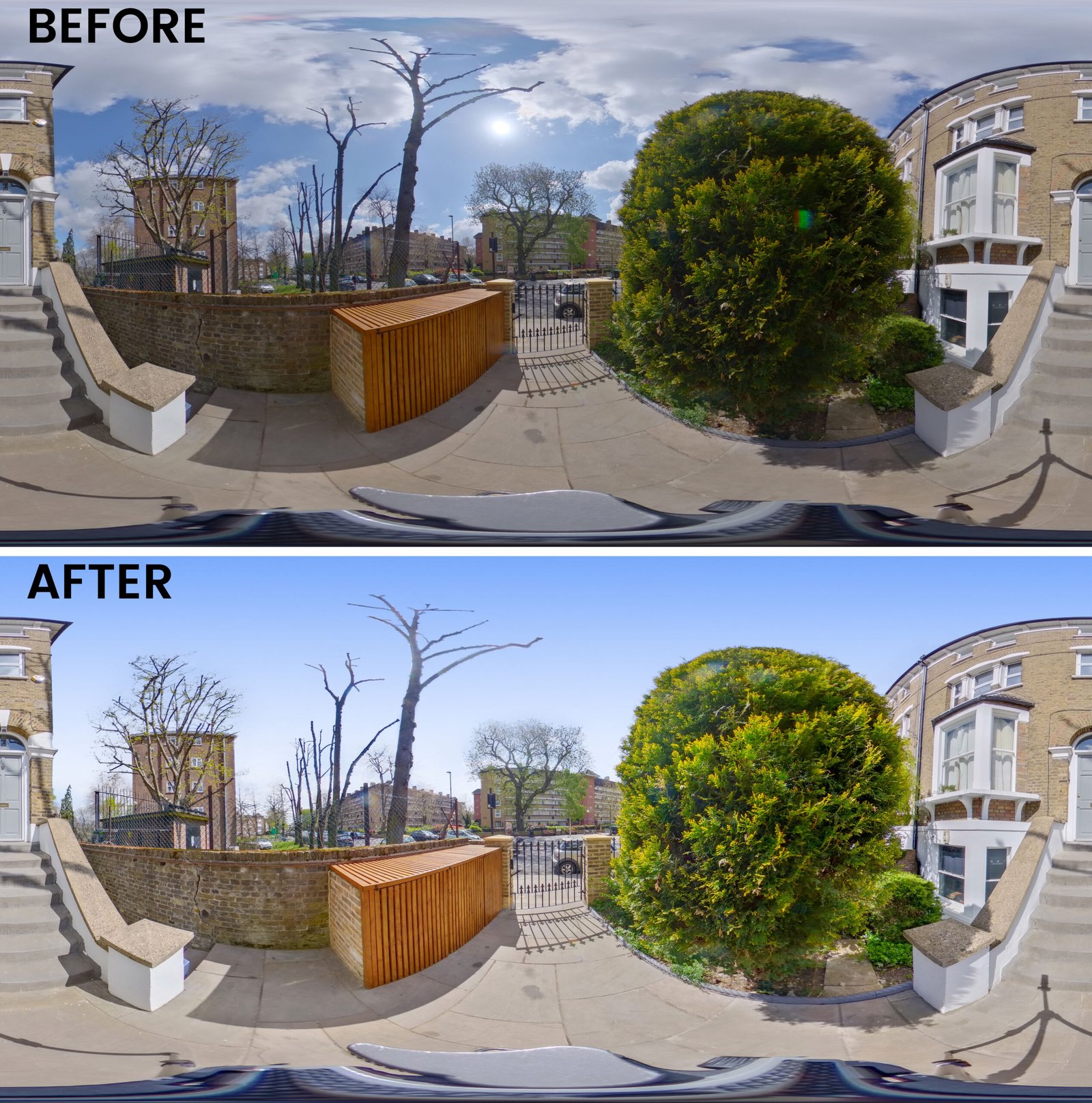 360° Panorama — Front Entrance