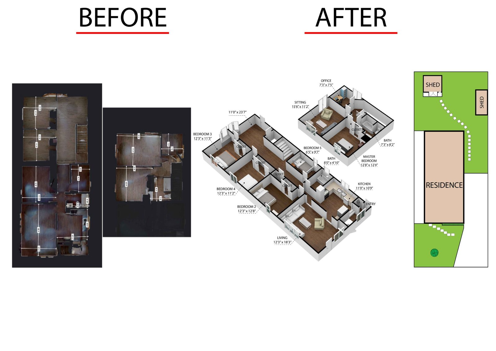 Matterport to 3D Floor Plan