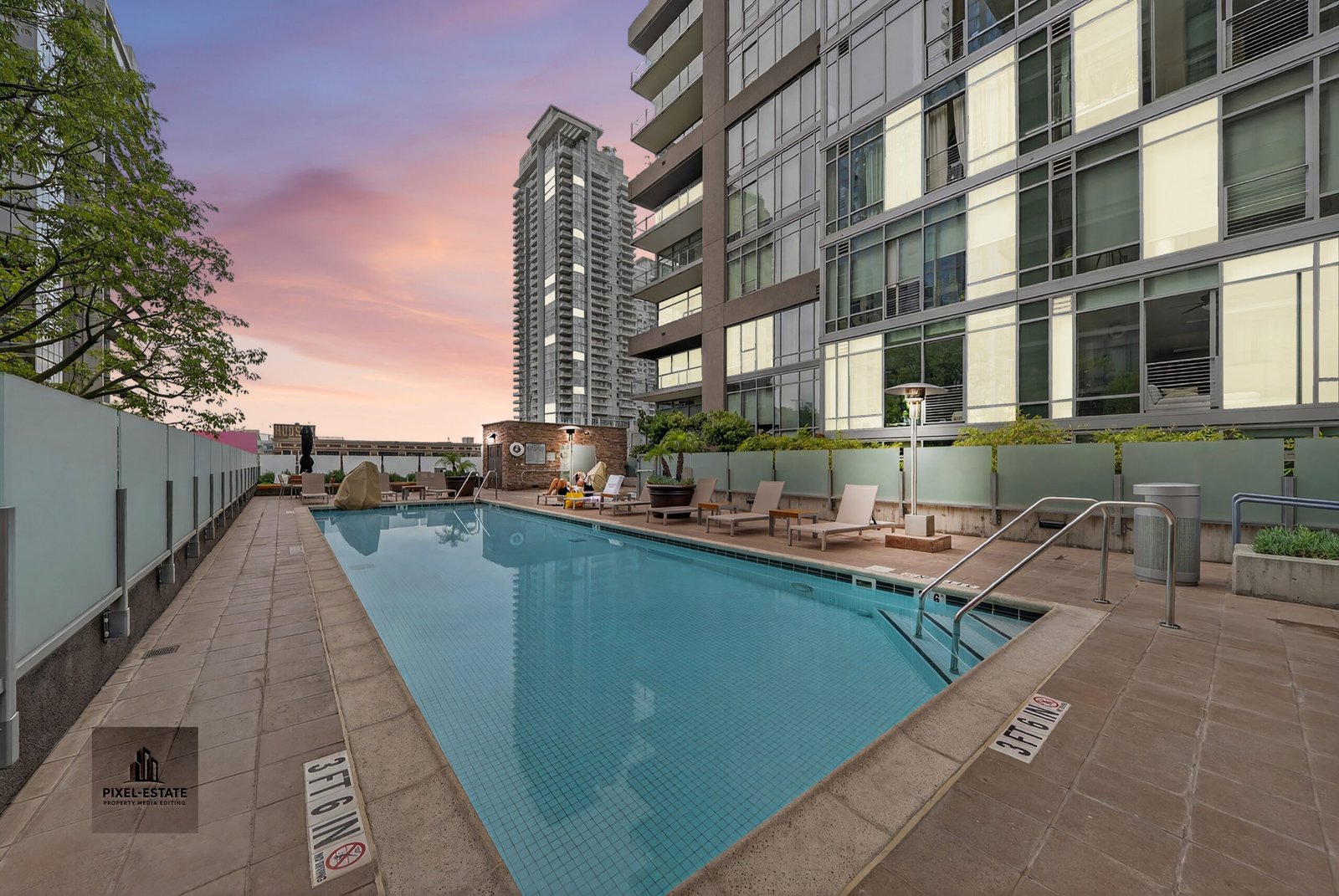 Twilight — Pool Deck (Dusk)