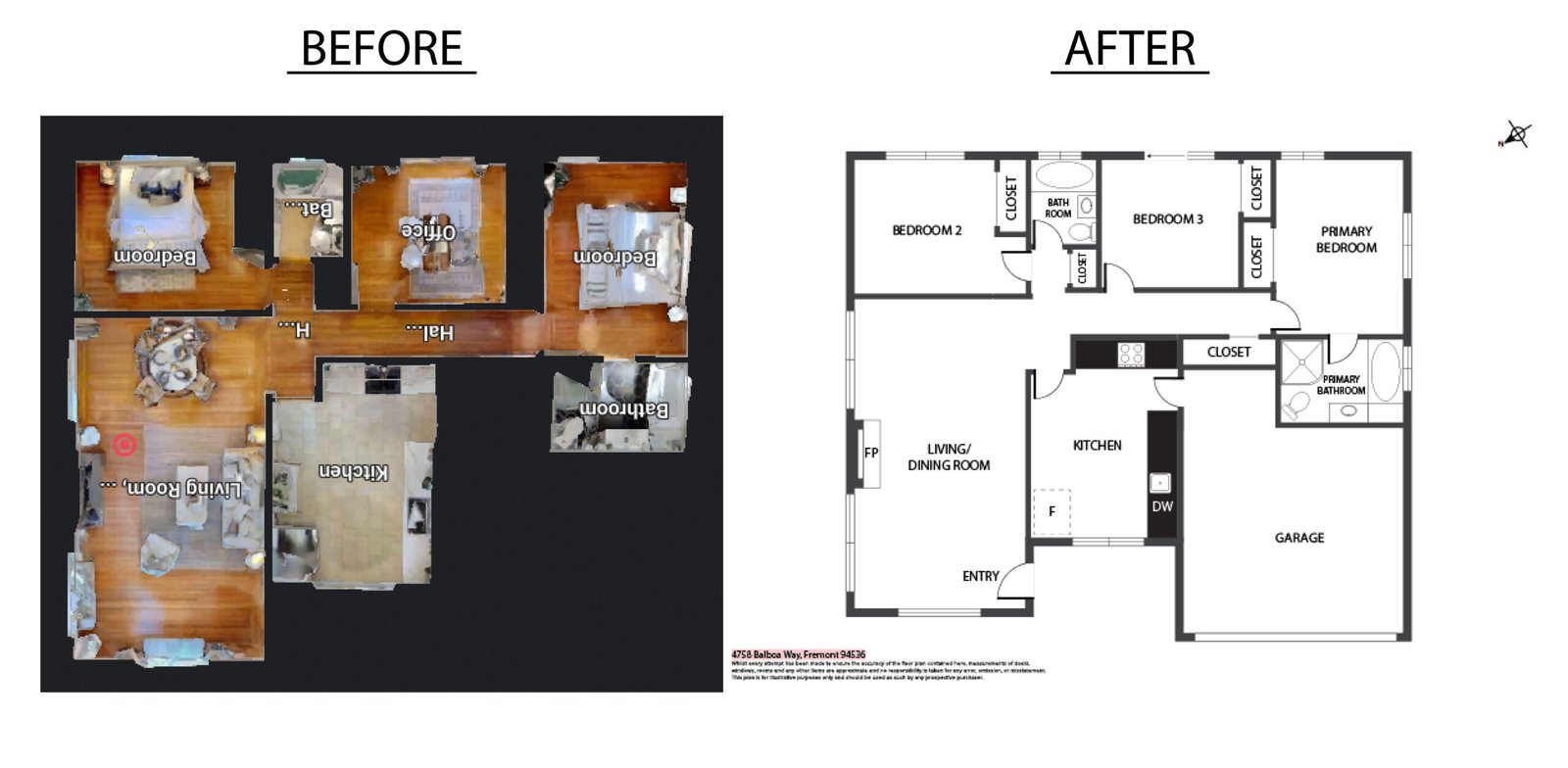 Matterport to 2D Floor Plan